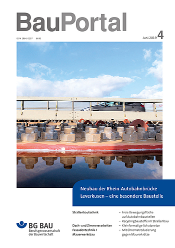 Titelbild der Zeitschrift BauPortal 4-2019